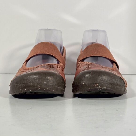 Keen Leather Shoe Sienna Mary‎ Jane Women's Size 8.5 Brown Elastic Strap Slip On - Picture 2 of 10